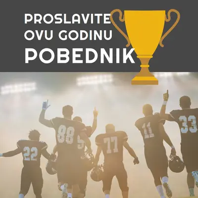 Proslavite dobitnika blue modern-simple