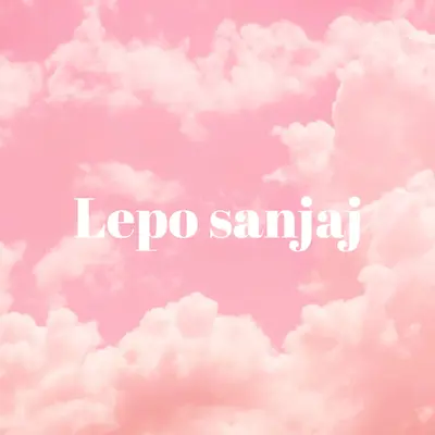 U vreme spavanja u oblaku pink modern-simple
