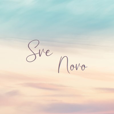 Novi stav blue modern-simple