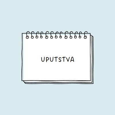 Vaša uputstva blue whimsical-line