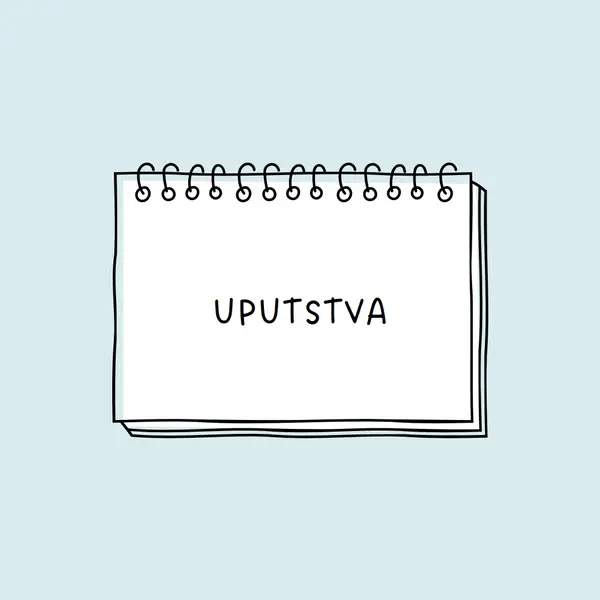Vaša uputstva blue whimsical-line