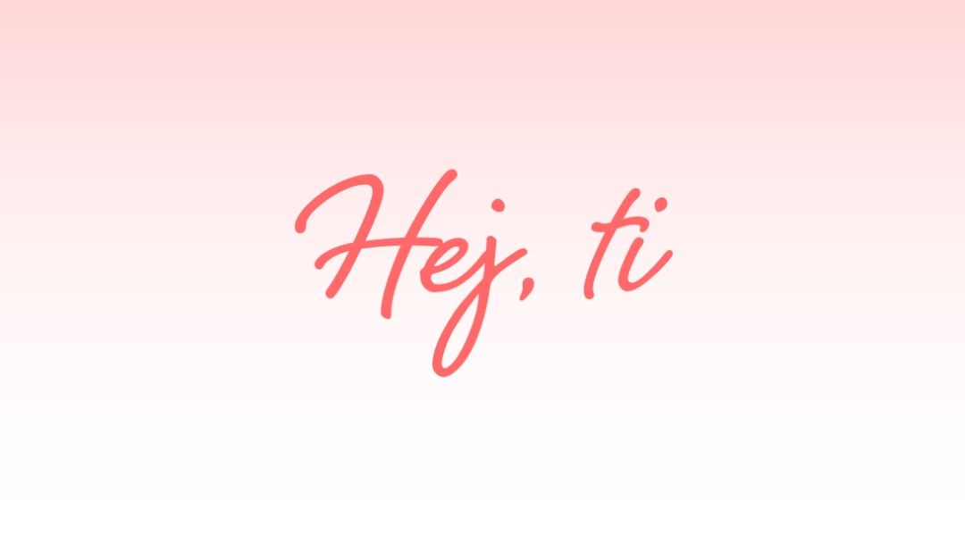 Recite hej pink modern-simple