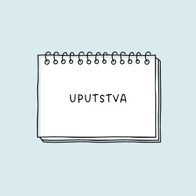 Vaša uputstva blue whimsical-line