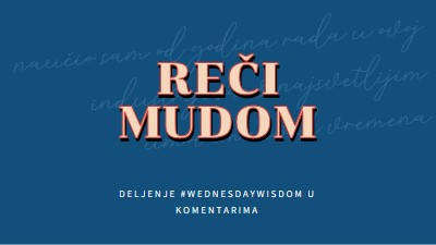 Reжi mudrim. blue modern-simple