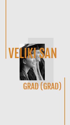 Sanjajte velike, diplomirane gray modern-bold