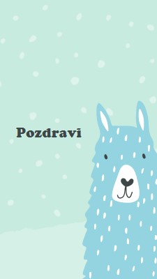 Pozdravi green whimsical-color-block