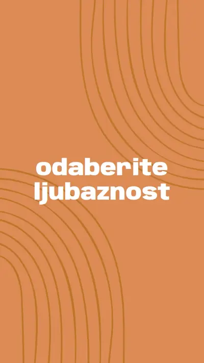 Lepi pozdrav orange organic-simple