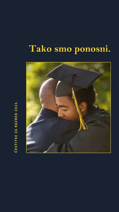 Tako smo ponosni black modern-simple