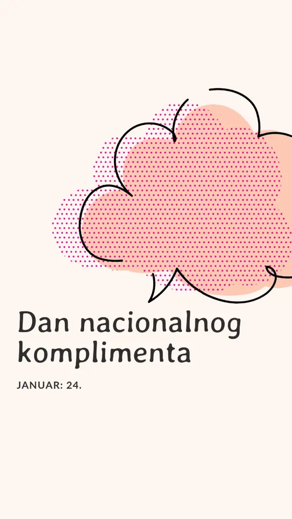 Mehurić breskva pink whimsical-line