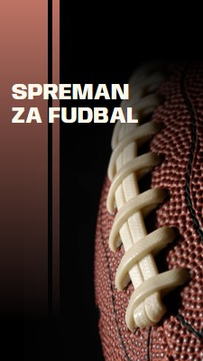 Spreman za fudbal brown modern-simple