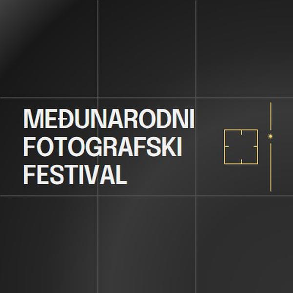 Međunarodni fotografski festival black modern,moody,camera,grid,geometric,pattern