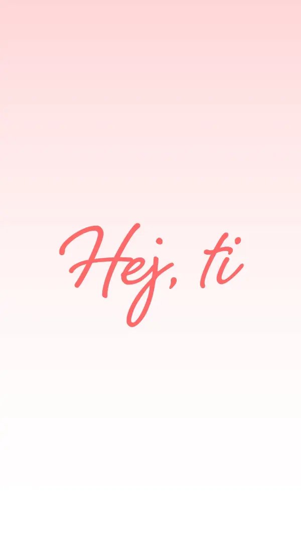 Recite hej pink modern-simple