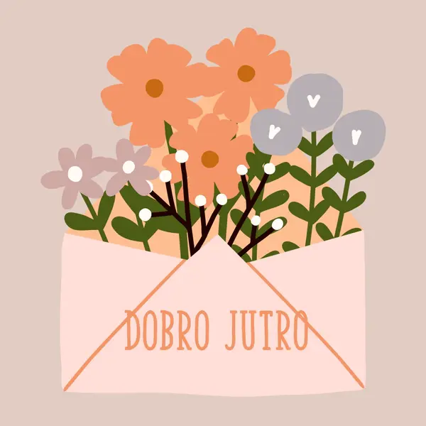 Jutarnji buket pink cute,whimsical,envelope,floral,relaxed,happy