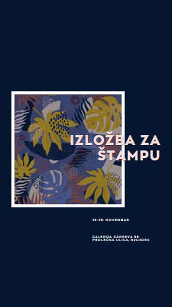 Promena lišća blue modern-simple