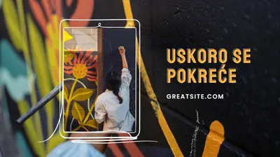 Uskoro se pokreće black whimsical-line