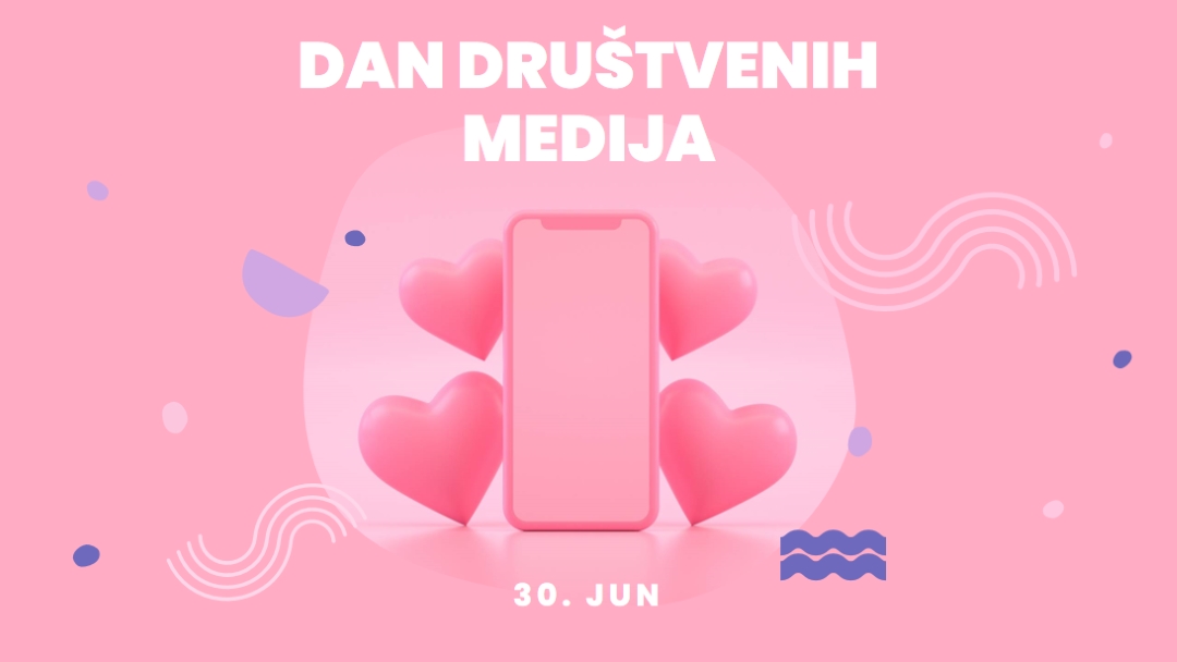 Srca i pratioci pink modern-bold