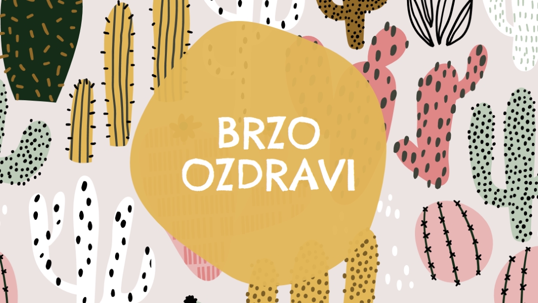Kaktus ћrtava gray whimsical-color-block