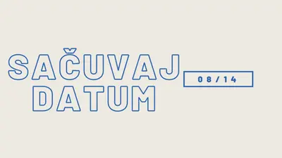 Plavi datum gray whimsical-line