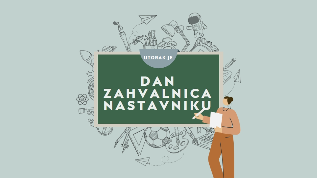 Zahvalno nastavnicima green modern-color-block