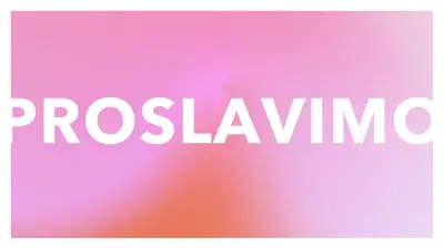 Proslavimo u stilu pink modern-bold