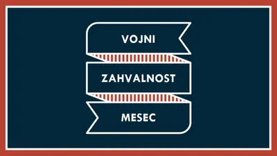 Proslava meseca u vojne pohvale blue modern-simple