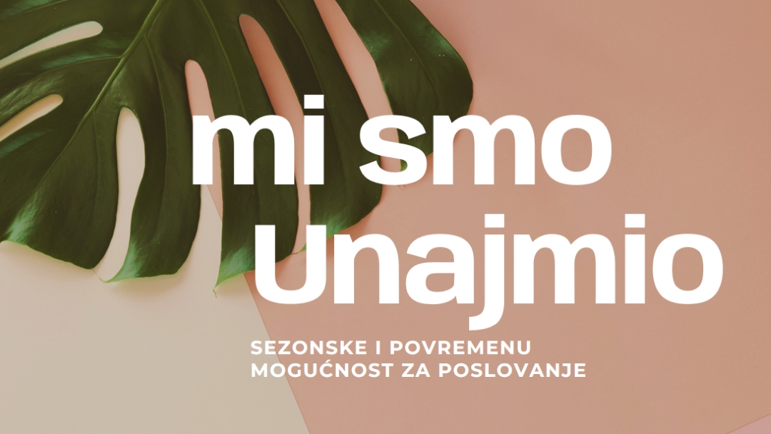 Zapošljavamo sezonske radnike pink modern-simple