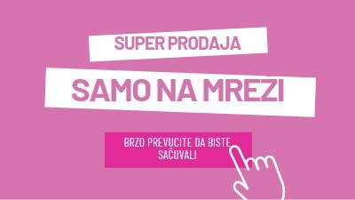 Prodaja dana pink modern-simple