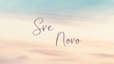 Novi stav blue modern-simple