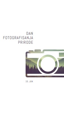 Dan fotografisanja prirode white modern-simple