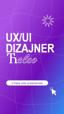 Dizajner korisničkog interfejsa/UX-a je želeo purple bold,playful,digital,grid,neon,gradient