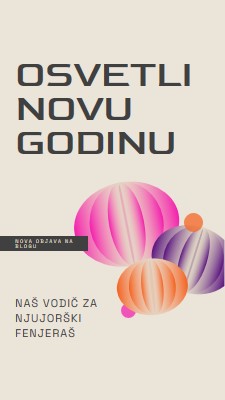 Svetla Nova godina brown futuristic,abstract,lanterns,bold,graphic,asymmetrical