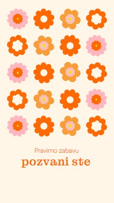 Pravimo zabavu orange bold,fun,graphic