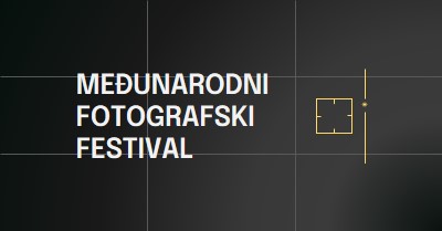 Međunarodni fotografski festival black modern,moody,camera,grid,geometric,pattern