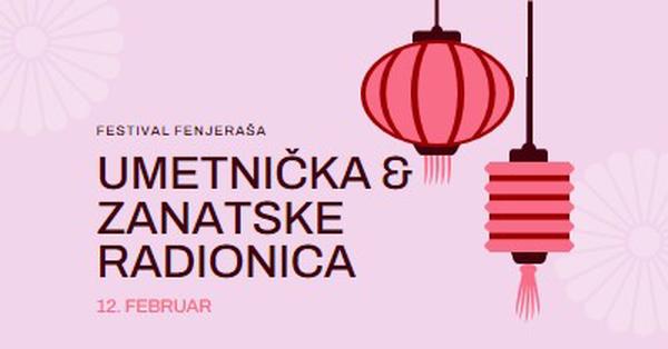 Radionica fenjeraša pink modern,whimsical,graphics,minimal,bold,typographic