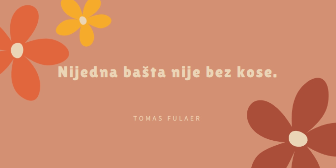 Podređeni cvet brown vintage-retro