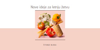 Letnja žetva pink modern-simple