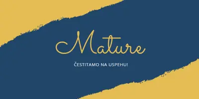 Diplomski ushićenje yellow modern-simple
