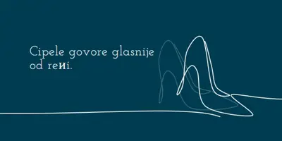 Živjenje visokog života blue whimsical-line