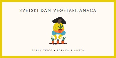 Danas je svetski dan vegetarijanaca white modern-simple