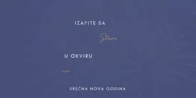 Svetlo noći blue modern-simple