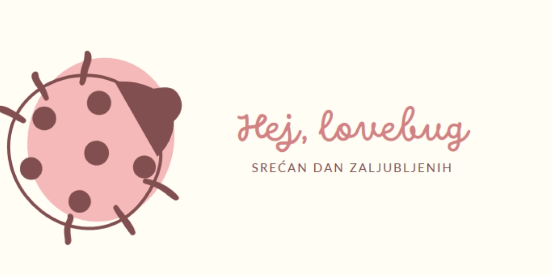 Hej, lovebug white whimsical-line