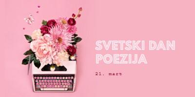 Pisma u cvetu pink vintage-botanical