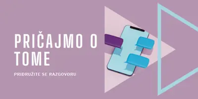 Početni ekran razgovora purple modern-geometric-&-linear