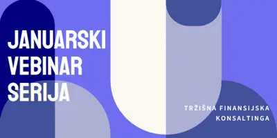 Januarski vebinar serija blue modern-bold