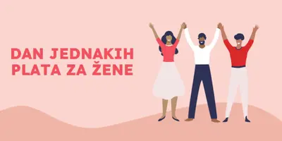 Ura za jednaku platu pink modern-color-block