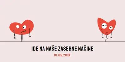 Ide na naše zasebne načine pink whimsical-line