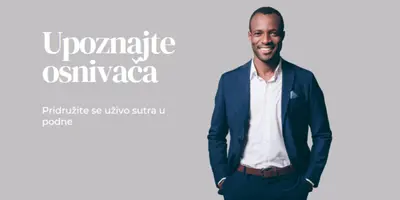 Upoznajte osnivača gray modern-simple