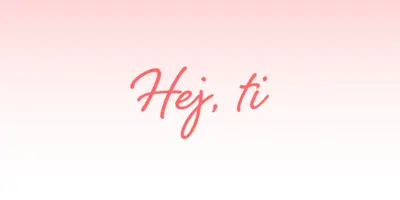 Recite hej pink modern-simple