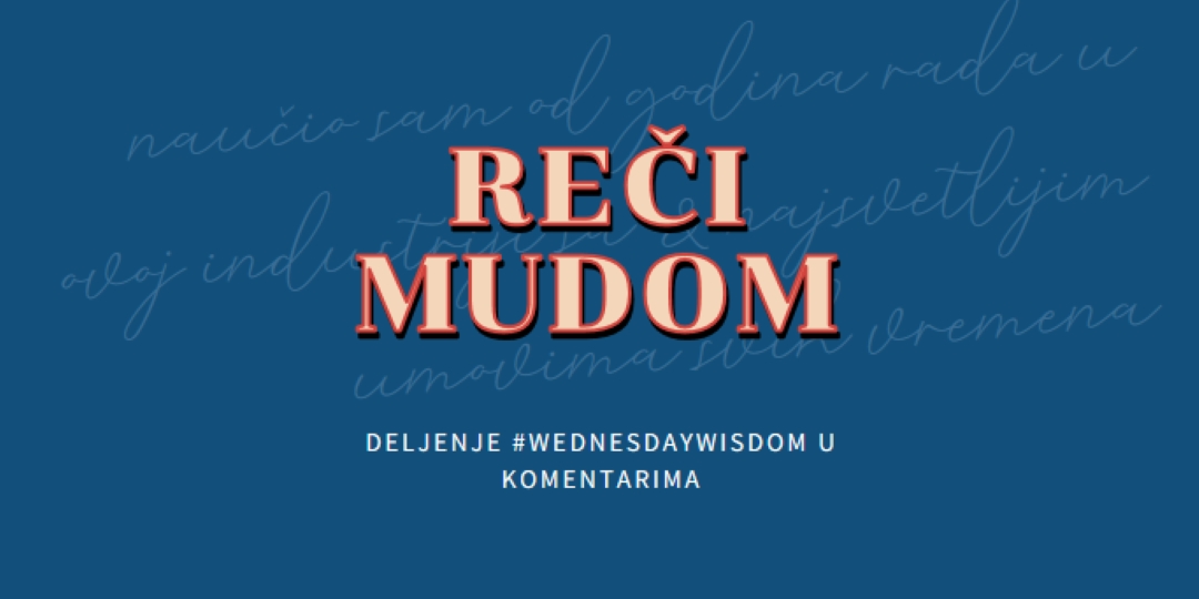 Word za mudraca blue modern-simple