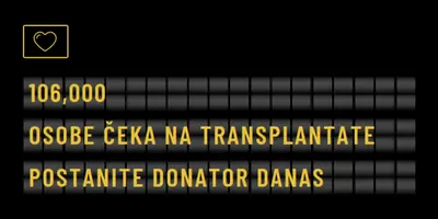 Postanite donator organa danas black modern-bold